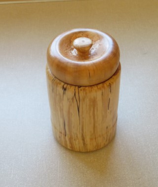 This lidded box won a commended certificate for Tony Flood